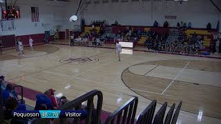 Poquoson Boys Basketball v Smithfield [upl. by Landis498]