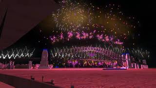 Sydney Official New Years Midnight Fireworks NYE 2021  2022  FWSIM  Opera House View [upl. by Polly]