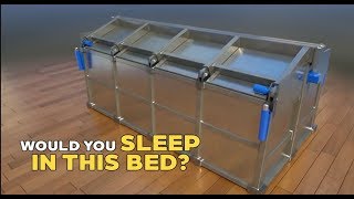 Amazing Earthquakeproof bed by Dahir Insaat [upl. by Gustin780]