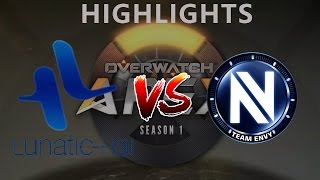 Lunatic Hai vs EnVyUs OGN Overwatch APEX Highlights [upl. by Akemrehs]