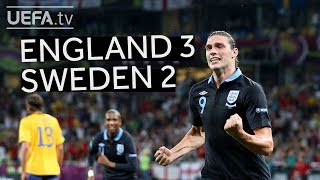 ENGLAND secure first ever competitive win over SWEDEN at EURO 2012 [upl. by Hales212]