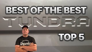 Toyota Tundra Top 5 Of All Time [upl. by Shelby]