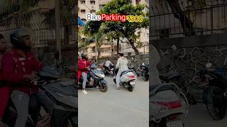 Bike Parking 300 🤔wait for End 🤡 funny comedy shortsfeed shorts comedy youtube ￼ [upl. by Niryt]