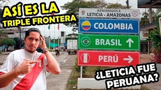 Así es la Triple Frontera PERÚCOLOMBIABRASIL Y la historia de Leticia ¿Fue Peruana  El Peruvian [upl. by Eahsat]