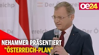 Thomas Stelzer  Nehammer präsentiert quotÖsterreichPlanquot [upl. by Sinnard]