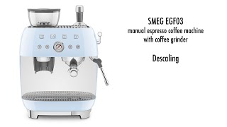 How to Easily Descale Your SMEG EGF03 Espresso Machine  StepbyStep Tutorial [upl. by Carmon]