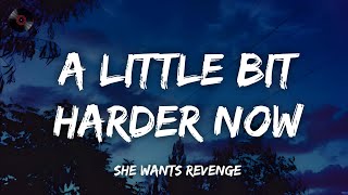 She Wants Revenge  A Little Bit Harder Now Lyrics [upl. by Myles108]