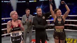 Christine Ferea Defeats Bec Rawlings By Unanimous Decision  BKFC 56  1222023 [upl. by Anits]