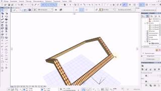 Archicad 17 Test SOE Abzug Dachvorsprung überflüssige Schichten entfernen [upl. by Lsil732]