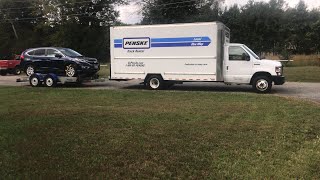 Loading 2016 CRV onto Penske car carrier [upl. by Edualc333]