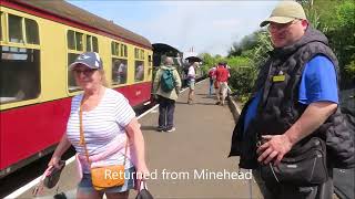 STEAM TRAINS AT WATCHET MAY 2024 [upl. by Ahsenar]