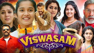 Viswasam Full Movie In Hindi Dubbed  Ajith Kumar Nayanthara Jagapathi Babu  HD Facts amp Review [upl. by Fe357]