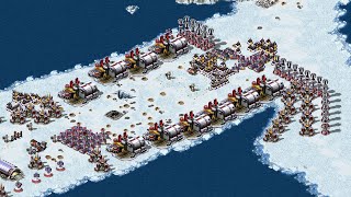 Red Alert 2  Extra Hard Ai  7 Vs 1  Nautical Mutiny Map [upl. by Mary]