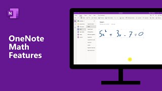 How to use OneNote Math Features [upl. by Latrell429]