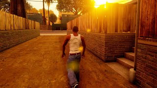 GTA SAN ANDREAS DEFINITIVE EDITION Updated Gameplay  actually looks good now [upl. by Nalyad133]