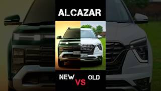 Alcazar old vs new alcazar facelift 2024 which is your choice hyundaialcazar [upl. by Billen]