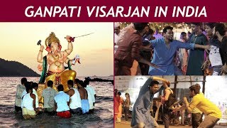 Ganpati Visarjan in India  Funcho Entertainment [upl. by Ivek]