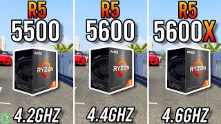 Ryzen 5 5500 vs Ryzen 5 5600 vs Ryzen 5 5600X  Big Differences [upl. by Aurelia538]