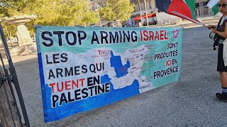 Soutien populaire spectaculaire des Marseillais à la Palestine [upl. by Mcmullan]