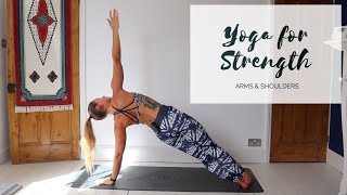 YOGA FOR STRENGTH  Arms amp Shoulders  CAT MEFFAN [upl. by Anelet]