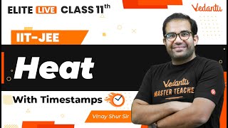 Heat Class 11  One Shot  Marathon  JEE Main  JEE Advanced Vinay Shur Sir VJEE [upl. by Eveleen]