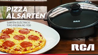 RCA  🍕 PIZZA de PEPPERONI 🍕con el Sartén Eléctrico RC1130 [upl. by Theta135]