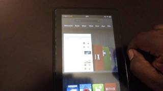 Antiglare screen protector review for Kindle Fire [upl. by Iffar21]