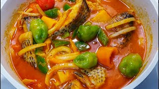 Sauce au Poisson Frais  Lanmoumou Dessi  Fresh fish Soup [upl. by Teik]