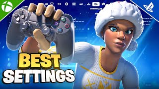 NEW BEST Controller SETTINGS  Sensitivity on PS4 Fortnite Tutorial [upl. by Gney551]