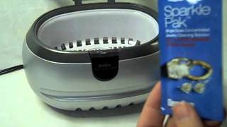 Sparkle Spa Ultrasonic Jewelry Cleaner [upl. by Nosidam]