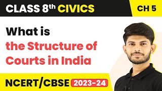 What is the Structure of Courts in India  Judiciary  Class 8 Civics Chapter 5 [upl. by Eanar]