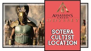 Assassins Creed Odyssey Sotera Cultist Location Eyes of the Kosmos Cultists [upl. by Otnas]