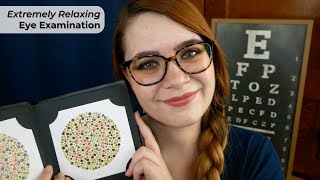 🩺 Extremely Relaxing Eye Examination w Eye Chart amp Light Triggers 👀🔦  ASMR Soft Spoken Medical RP [upl. by Saidee]