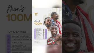 Mens 100M Finals in Paris 2024 Olympics [upl. by Arten]