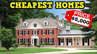 Cheapest Historic Homes For Sale Now Under 100000 [upl. by Hanala]