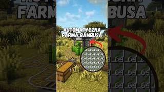 Automatyczna farma bambusa w minecraft 😵💥 [upl. by Adriel922]