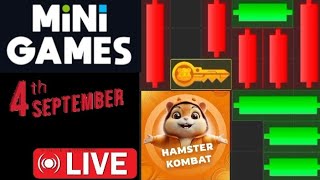 04 September hamster Kombat mini game puzzle solve today cipher code Live [upl. by Ettenom]