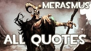 Team Fortress 2  Merasmus Quotes [upl. by Icyak699]