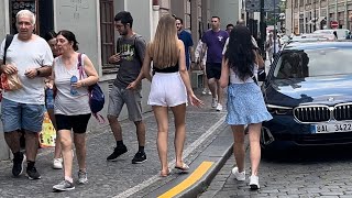 Prague is HOT  Prague Streets Summer hottasummer czechrepublic czechia prague praguestreets [upl. by Brinn911]