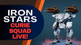 🔴 Iron Stars Curie Squad Meta 97  War Robots WR [upl. by Eniamart]