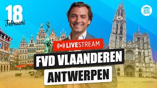 LIVE FVD Vlaanderen in Antwerpen Met Thierry Baudet [upl. by Haridan19]