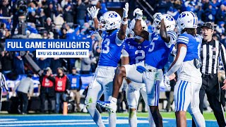 BYU Football vs Oklahoma State  FULL GAME HIGHLIGHTS  October 19 2024 [upl. by Eusoj]