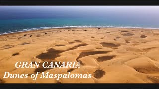 GRAN CANARIA  Dunes of Maspalomas  Top destination  Drone  4K [upl. by Jaimie607]