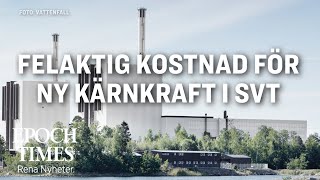 Vattenfall begär korrigering från SVT efter felaktiga kärnkraftssiffror [upl. by Tad]