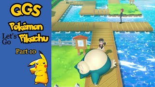 Pokémon Lets Go Pikachu Playthrough Part 10 The Sleeping Pokémon [upl. by Opiuuk555]