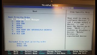 Lenovo Bios Boot Sequence Setting Karna Sikhen [upl. by Libyc704]