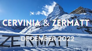 Skiing in Cervinia amp Zermatt 20224K [upl. by Huxham965]