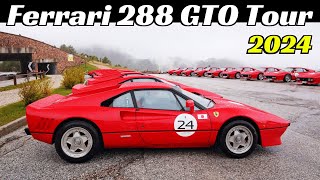 Ferrari 288 GTO Legacy Tour 2024  ThursdayGiovedì October 3  Chalet Rocce Rosse Riva del Garda [upl. by Janik799]