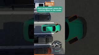 Reverse Parking in 4 Steps 😎 parking parkingtips parkinglesson driving driverslicense driver [upl. by Chandal]