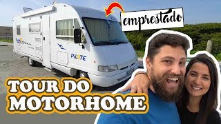 TOUR DO MOTORHOME  AUTOCARAVANA EMPRESTADO  Vidicar [upl. by Notsud]